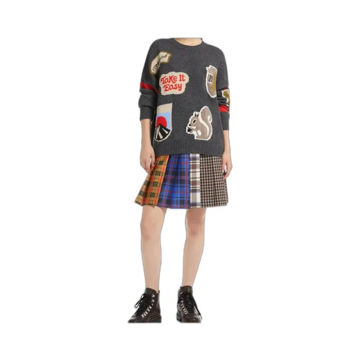Weekend Max Mara Logo Intarsia Crewneck Jumper