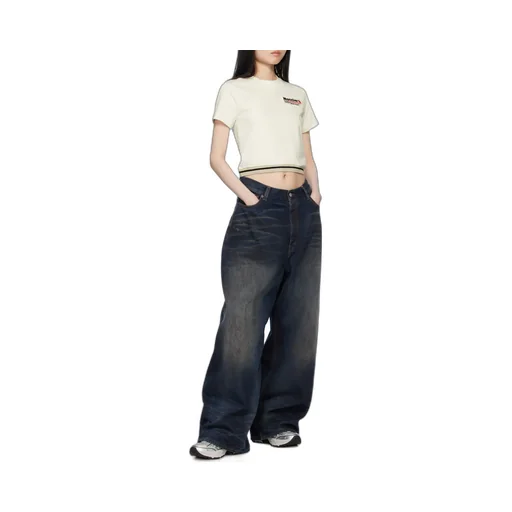 Moncler X Palm Angels Logo Patch Crewneck T-Shirt