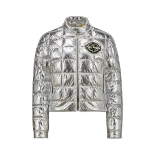 Moncler X Palm Angels Logo Patch Down Jacket