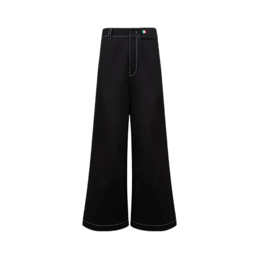 Moncler X Palm Angels Logo Patch Wide-Leg Trousers