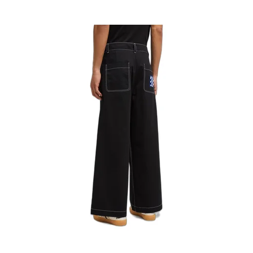 Moncler X Palm Angels Logo Patch Wide-Leg Trousers