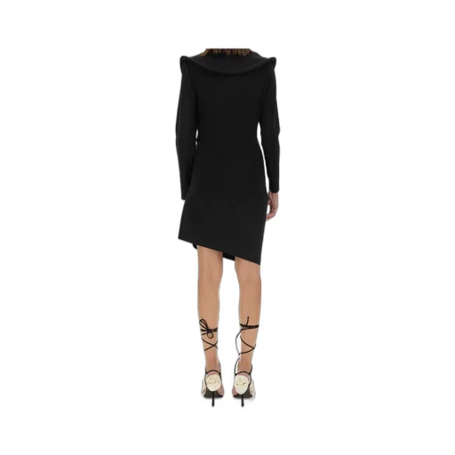 Magda Butrym Sculptural Long-Sleeved Dress