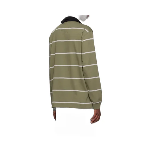 Layered Striped Hoodie