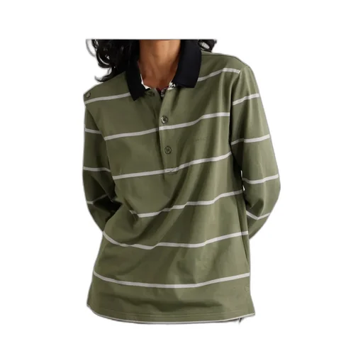 Layered Striped Hoodie
