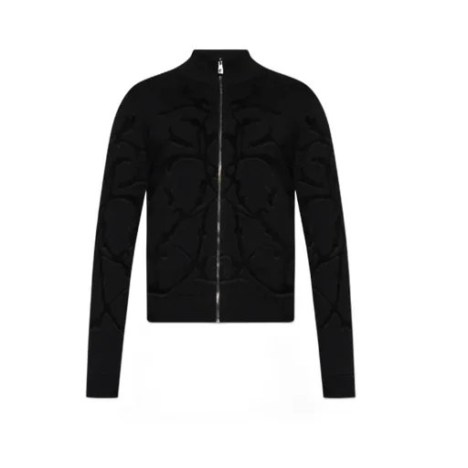 Versace Long-Sleeved Zipped Cardigan