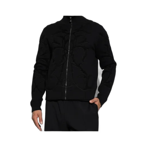 Versace Long-Sleeved Zipped Cardigan