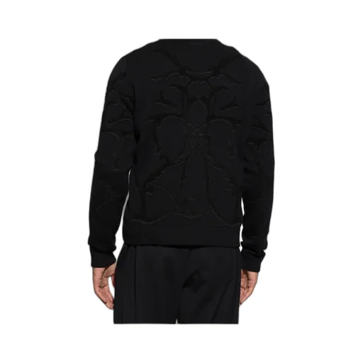 Versace Long-Sleeved Zipped Cardigan
