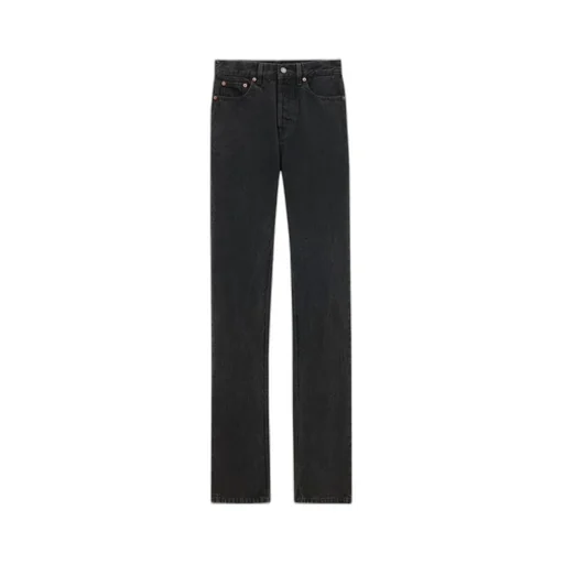 Saint Laurent 90's High Waist Straight Leg Jeans