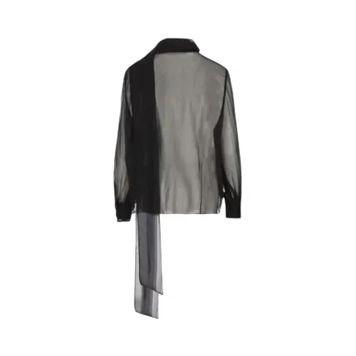 Valentino Scarf Detailed Long-Sleeved Shirt