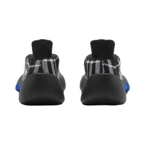 Burberry Checked Knitted Neptune Sneakers