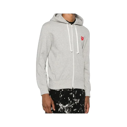 Long-Sleeved Zipper Sweatshirt