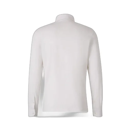 Buttoned-Cuffs Long-Sleeves Polo Shirt