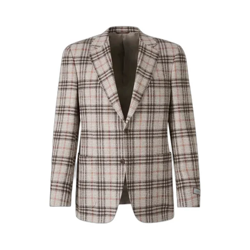 Checked Wool Blazer