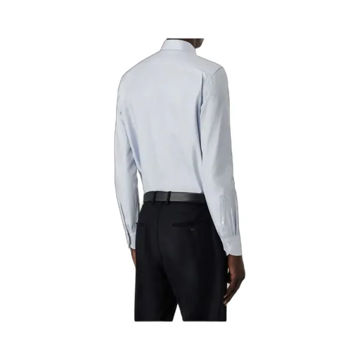 Canali Micro Check Poplin Shirt