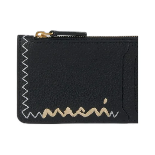 Marni Logo Embroidered Card Holder