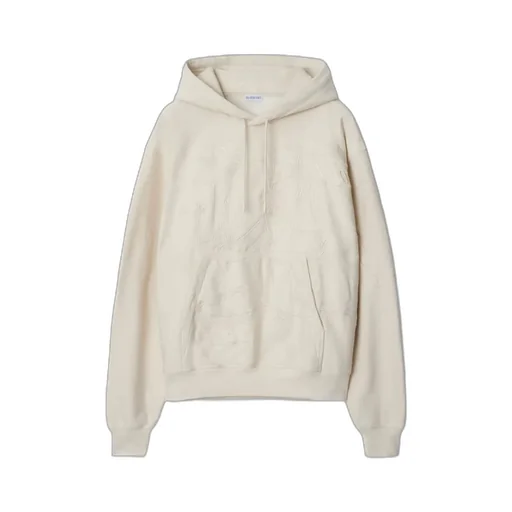 Burberry Ekd Motif Drawstring Hoodie