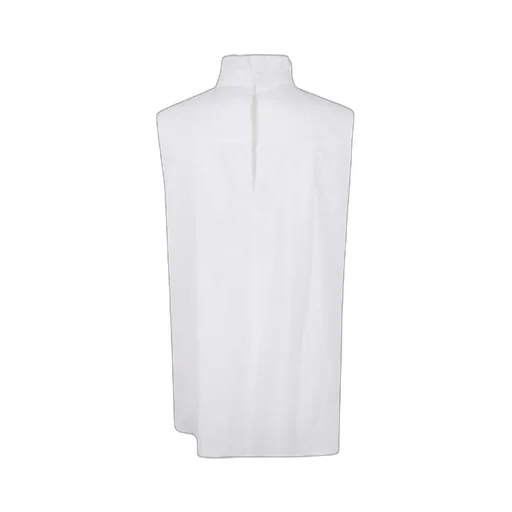 Sacai Ruffled Neck Sleeveless Blouse