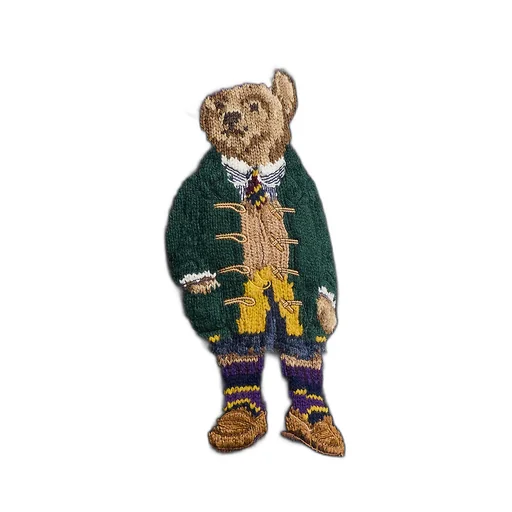 Polo Ralph Lauren Polo Bear Intarsia-Knit Jumper Dress