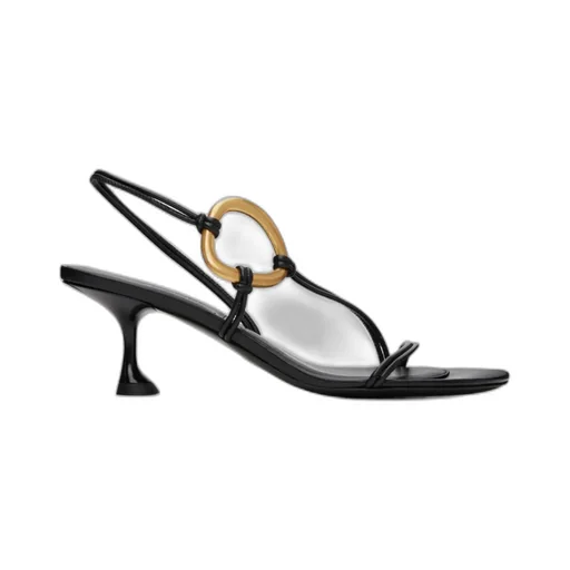 Hoop Slingbac Open-Toed Heels Sandals