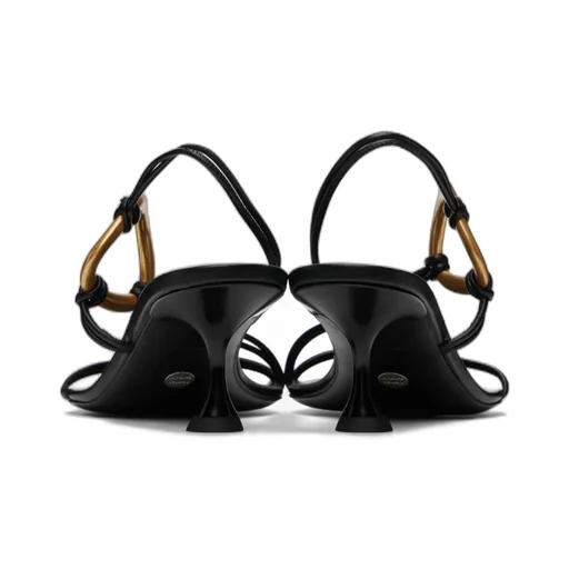 Hoop Slingbac Open-Toed Heels Sandals
