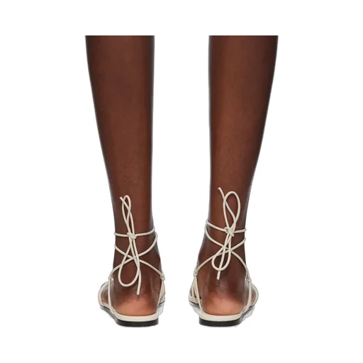 Hoop Pin-Toed Flat Sandals