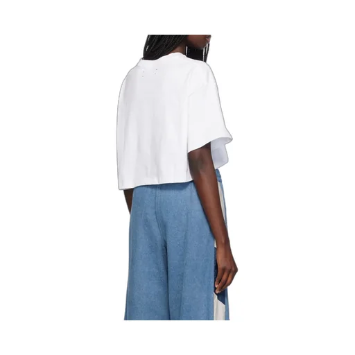 Amiri Arts District Crewneck Cropped T-Shirt