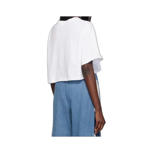 Amiri Arts District Crewneck Cropped T-Shirt