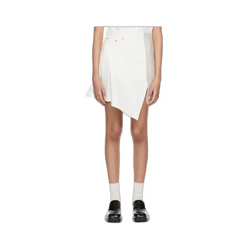 Denim Wool Melton Skirt
