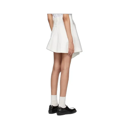 Denim Wool Melton Skirt