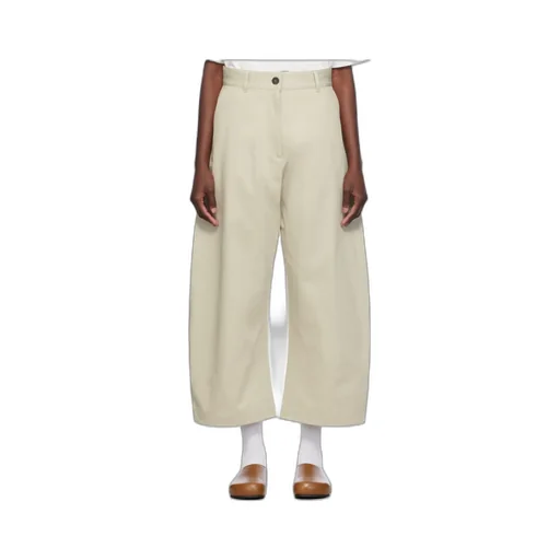 Wide-Leg Zipper Casual Pants