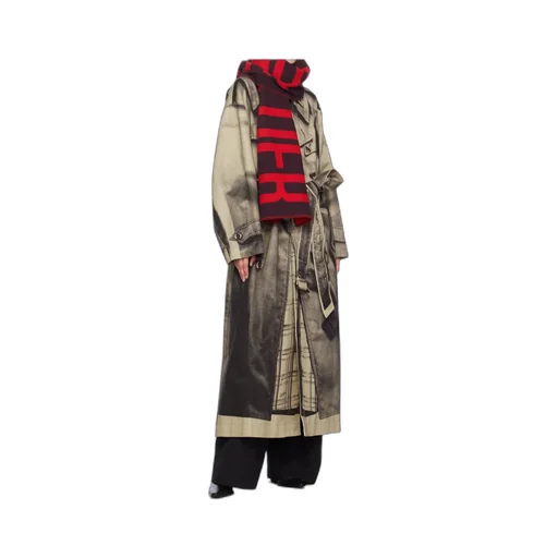 Logo-Print Scarf