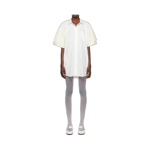 Lapel Short-Sleeved Dress