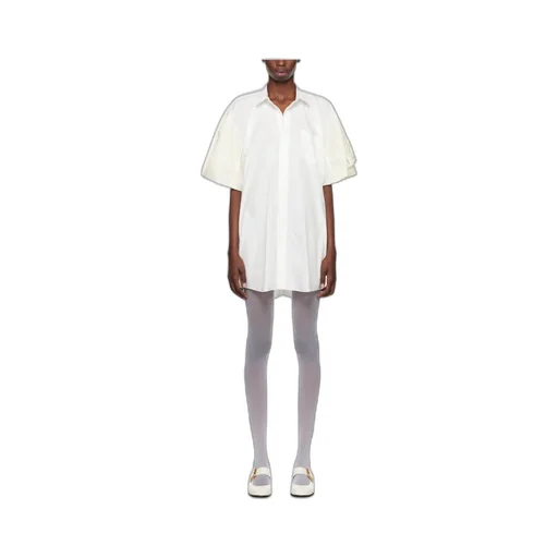 Lapel Short-Sleeved Dress