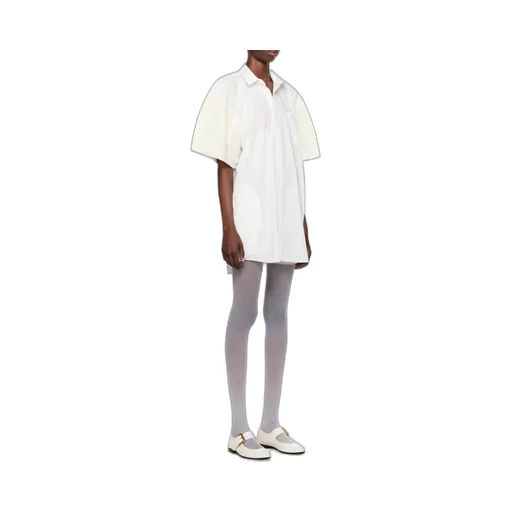 Lapel Short-Sleeved Dress