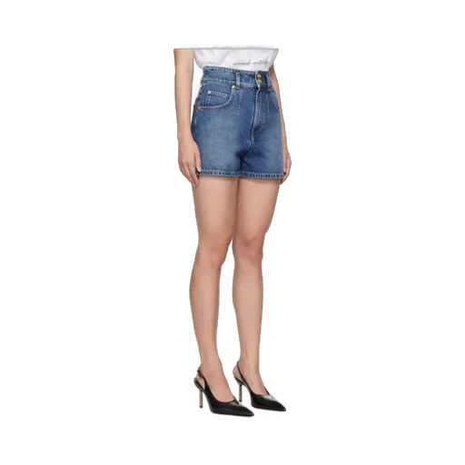 Belt Loop Denim Shorts