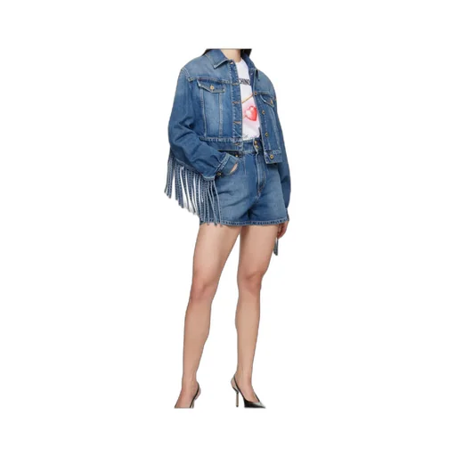 Belt Loop Denim Shorts