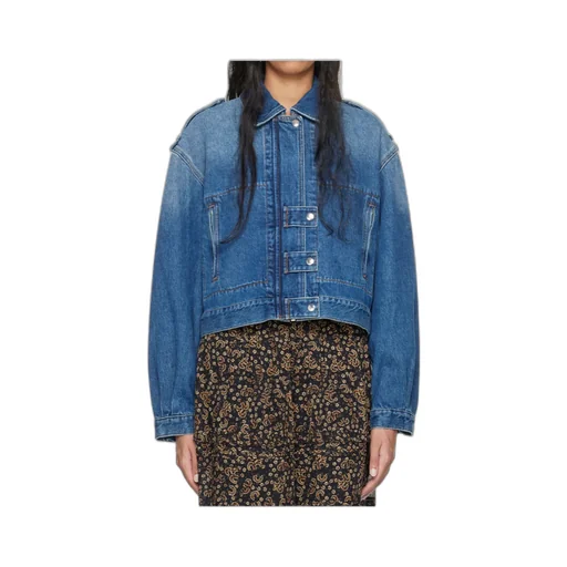 Isabel Marant ÉToile Julie Cropped Denim Jacket