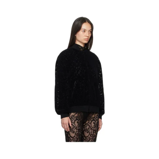 Lace Zipper Casual Jacket