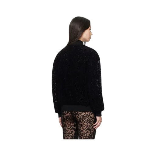 Lace Zipper Casual Jacket