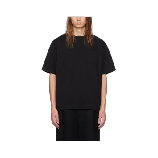 Sacai Logo Embroidered Crewneck T-Shirt