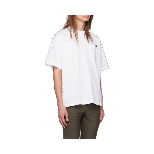 Sacai Logo Embroidered Crewneck T-Shirt