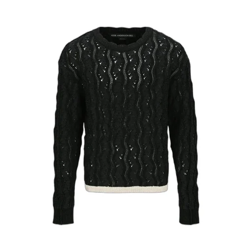 Wavy Knit Sweater
