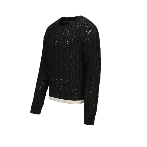 Wavy Knit Sweater