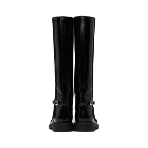 Martine Pin-Button Short Boots