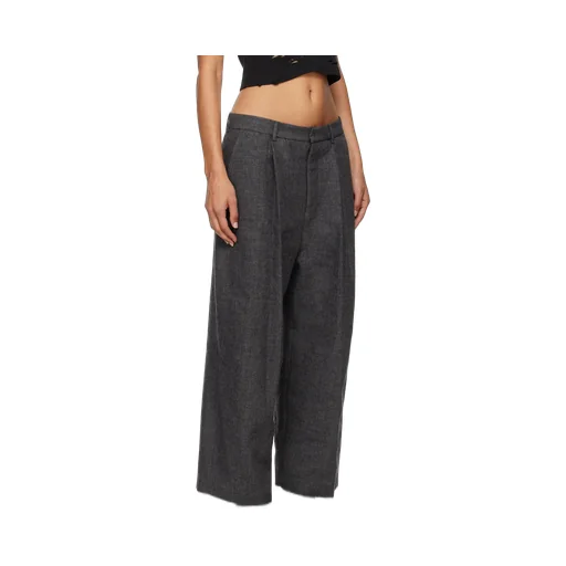 R13 Wide Pleated Pants