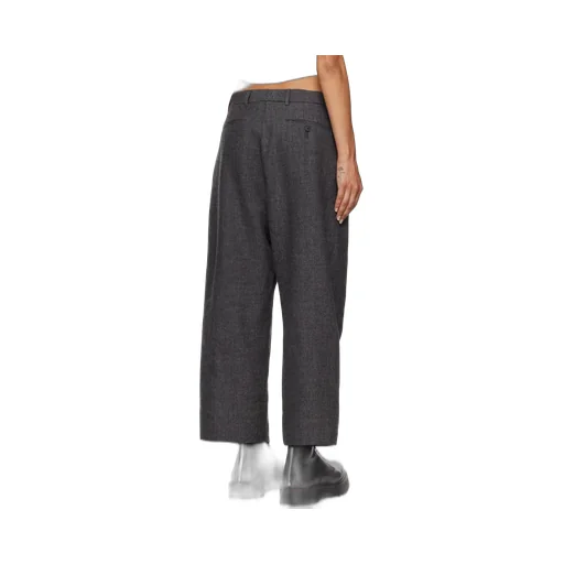R13 Wide Pleated Pants