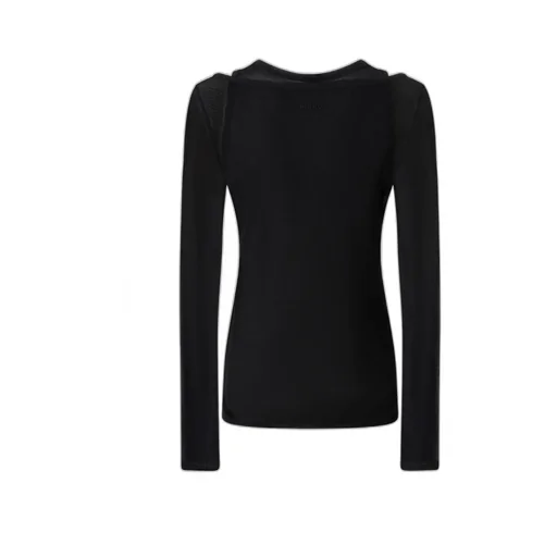 Long-Sleeve Gauze T-Shirt