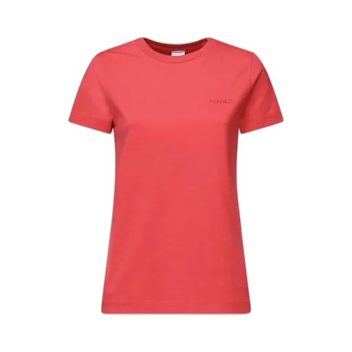 Pinko Logo Embroidered Crewneck T-Shirt