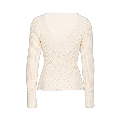 Crochet-Knit Sweater