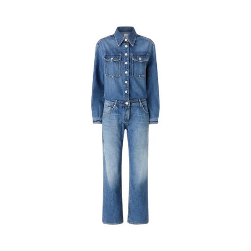 Pinko Long Denim Overalls